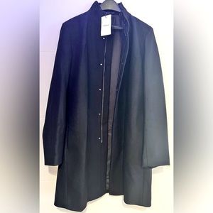 Theory Overcoat for men size L (could be M too) - black cashmere and wool